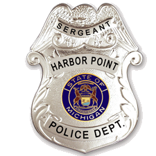 G167 Eagle Police Badge