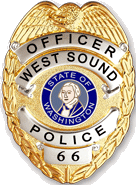 G2B TT Eagle Police Badge