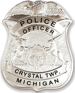 G428 Eagle Police Badge