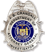 G444 Eagle Police Badge