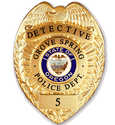 G472 Eagle Police Badge