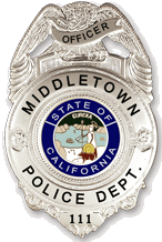 G51 Eagle Police Badge