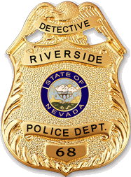 G606 Eagle Police Badge